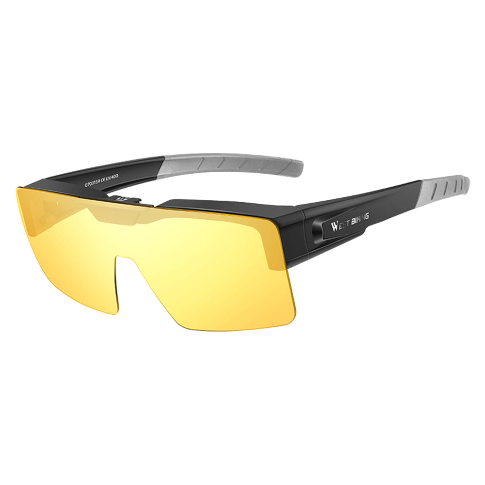 WEST BIKING YP0703159 Night Vision Lens Flip Up Glasses Night Cycling Driving Goggles WEST BIKING YP0703159 Night Vision Lens Flip Up Glasses Night Cycling Driving Goggles